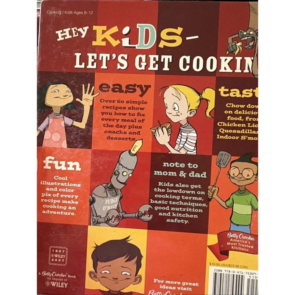 Kids Cook! by Betty Crocker HC‎ Spiral 2007